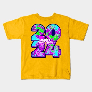 Visionary 2024: Embrace the Future with Vibrant Designs!" Kids T-Shirt